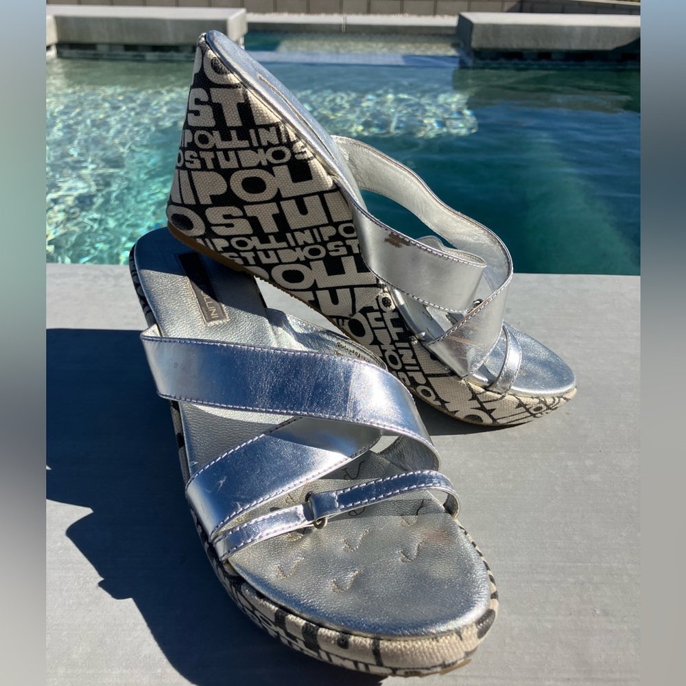 Pollini Wedge Sandals